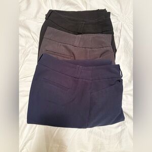 Alfani Curvy Fit Trousers - 3 Pair Bundle